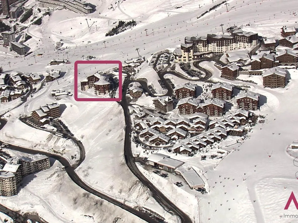 Appartement 2 Pieces Cabine Pour 5 Pers, Skis Aux Pieds, Balcon Sud-Ouest, Reberty 2000 - Fr-1-452-252 Saint-Martin-de-Belleville 0*,